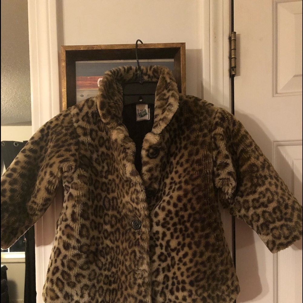 GAP Cheeta Dress Coat 2/3T